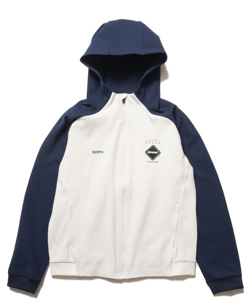 F.C.Real Bristol（エフシーレアルブリストル）の「PDK HOODED JACKET（ブルゾン・メンズ・ネイビー/ブラック・SMALL/MEDIUM/LARGE/X-LARGE/XX-LARGE）」の2枚目の写真