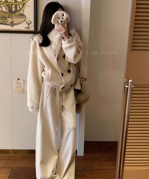 Ritzy（リッツィー）の「フェイクムートンコート（ムートンコート・レディース・ベージュ・M）」の3枚目の写真