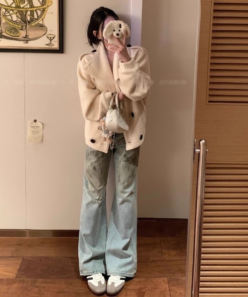 Ritzy（リッツィー）の「フェイクムートンコート（ムートンコート・レディース・ベージュ・M）」の5枚目の写真