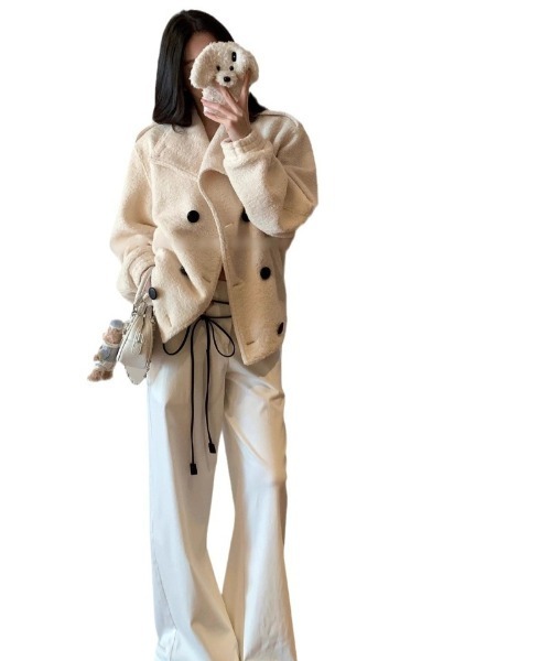 Ritzy（リッツィー）の「フェイクムートンコート（ムートンコート・レディース・ベージュ・M）」の7枚目の写真