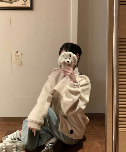 Ritzy（リッツィー）の「フェイクムートンコート（ムートンコート・レディース・ベージュ・M）」の8枚目の写真