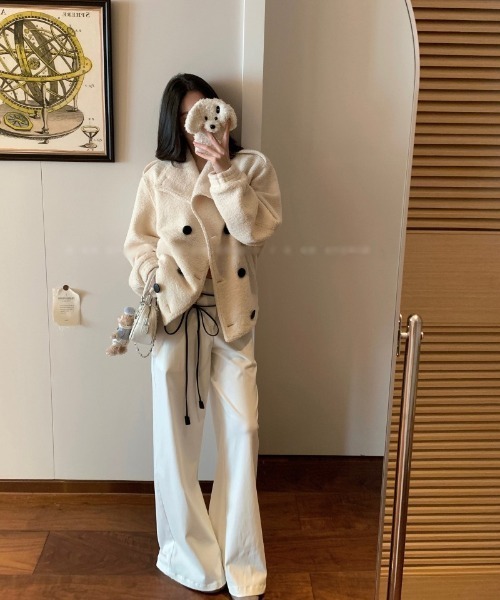 Ritzy（リッツィー）の「フェイクムートンコート（ムートンコート・レディース・ベージュ・M）」の10枚目の写真