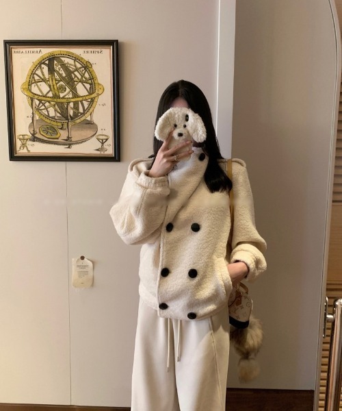 Ritzy（リッツィー）の「フェイクムートンコート（ムートンコート・レディース・ベージュ・M）」の16枚目の写真