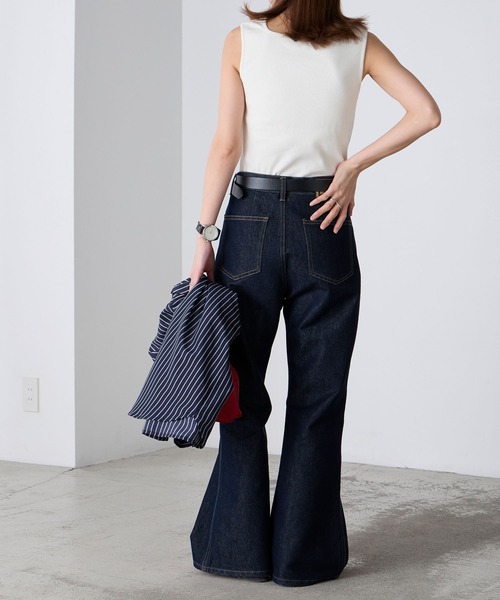 BONLECILL(ボンルシール)の「カップ付きスクエアネックタンクトップ(タンクトップ・レディース・モカ/ミント/オレンジ/ブラウン/レッド/ピンク/アイボリー/ブラック/チャコールグレー/ブルー・S/M/L/LL)」の20枚目の写真