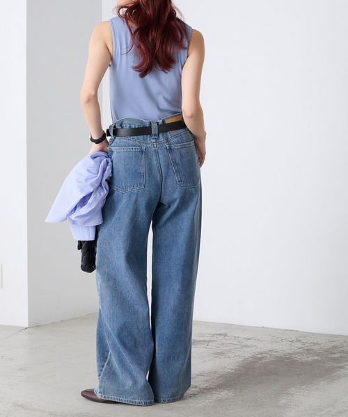 BONLECILL（ボンルシール）の「【接触冷感/抗菌防臭】カップ付きスクエアネックタンクトップ（タンクトップ・レディース・モカ/ミント/オレンジ/ブラウン/レッド/ピンク/アイボリー/ブラック/チャコールグレー/ブルー・S/M/L/LL）」の21枚目の写真