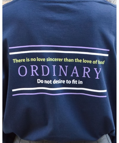 spiritoso(スピリトーゾ)の「ORDINARYプリントロングTシャツ(Tシャツ/カットソー・レディース・サックスブルー/オリーブ/オフホワイト・FREE)」の20枚目の写真