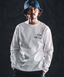 wjk reluxe（ダブルジェーケーリラックス）の「mlt5530-dry touch embroidery LS tee ロングスリーブカットソー(WR26S-23)（Tシャツ/カットソー）」