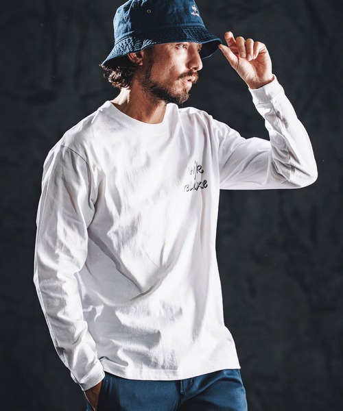 wjk reluxe（ダブルジェーケーリラックス）の「mlt5530-dry touch embroidery LS tee ロングスリーブカットソー(WR26S-23)（Tシャツ/カットソー・メンズ・ホワイト/ブラック/ネイビー・XL/L/M/S）」の15枚目の写真