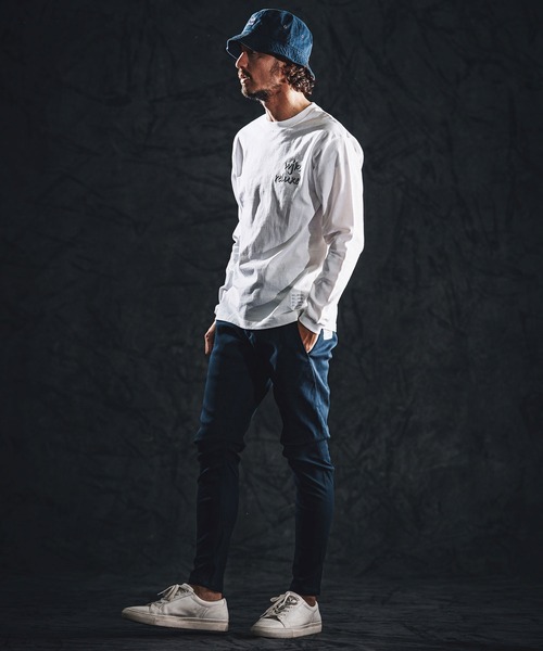 wjk reluxe（ダブルジェーケーリラックス）の「mlt5530-dry touch embroidery LS tee ロングスリーブカットソー(WR26S-23)（Tシャツ/カットソー・メンズ・ホワイト/ブラック/ネイビー・XL/L/M/S）」の17枚目の写真