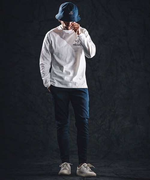 wjk reluxe（ダブルジェーケーリラックス）の「mlt5530-dry touch embroidery LS tee ロングスリーブカットソー(WR26S-23)（Tシャツ/カットソー・メンズ・ホワイト/ブラック/ネイビー・XL/L/M/S）」の18枚目の写真