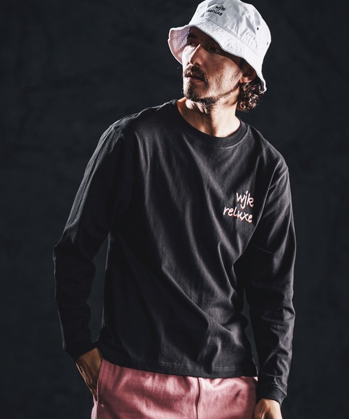 wjk reluxe（ダブルジェーケーリラックス）の「mlt5530-dry touch embroidery LS tee ロングスリーブカットソー(WR26S-23)（Tシャツ/カットソー・メンズ・ホワイト/ブラック/ネイビー・XL/L/M/S）」の19枚目の写真