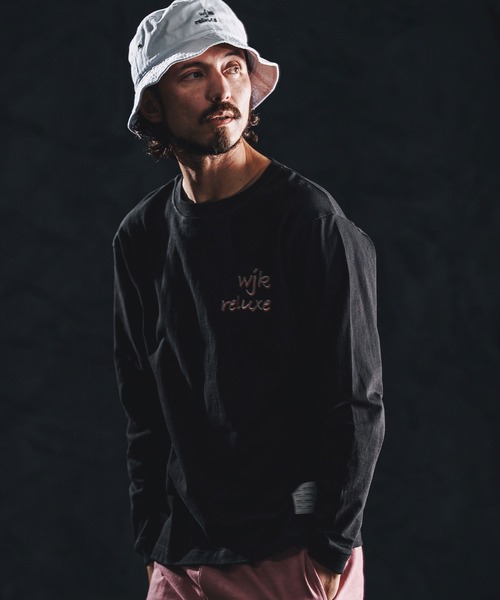 wjk reluxe（ダブルジェーケーリラックス）の「mlt5530-dry touch embroidery LS tee ロングスリーブカットソー(WR26S-23)（Tシャツ/カットソー・メンズ・ホワイト/ブラック/ネイビー・XL/L/M/S）」の20枚目の写真