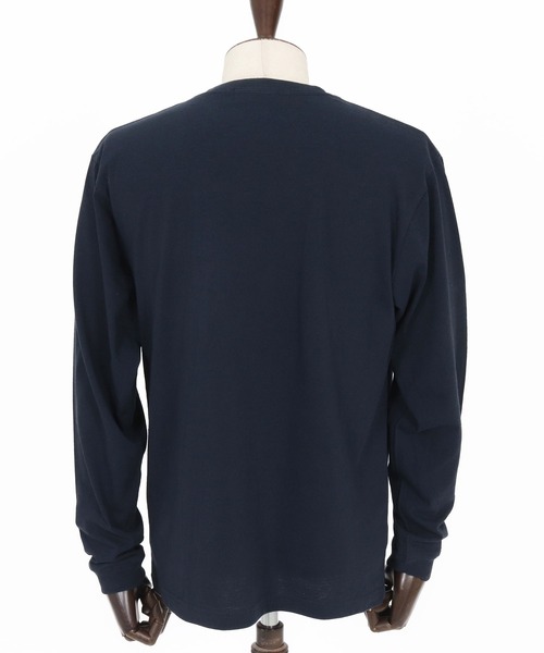wjk reluxe（ダブルジェーケーリラックス）の「mlt5530-dry touch embroidery LS tee ロングスリーブカットソー(WR26S-23)（Tシャツ/カットソー・メンズ・ホワイト/ブラック/ネイビー・XL/L/M/S）」の7枚目の写真
