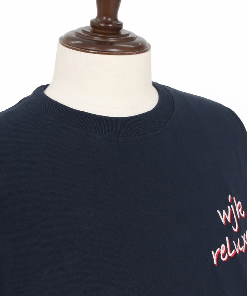 wjk reluxe（ダブルジェーケーリラックス）の「mlt5530-dry touch embroidery LS tee ロングスリーブカットソー(WR26S-23)（Tシャツ/カットソー・メンズ・ホワイト/ブラック/ネイビー・XL/L/M/S）」の8枚目の写真