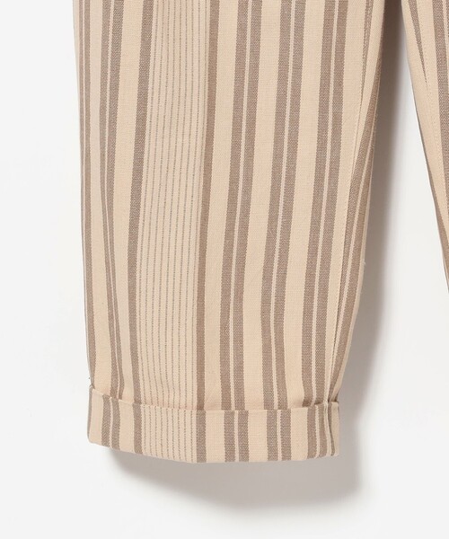 BEAMS PLUS(ビームスプラス)の「2 Pleats Relax Trousers Indian Oxford Stripe(その他パンツ・メンズ・ベージュ/ブラウン・L/S/M)」の10枚目の写真