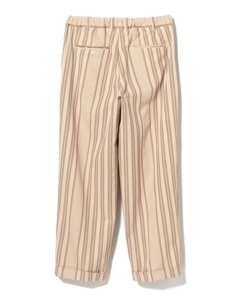 BEAMS PLUS(ビームスプラス)の「2 Pleats Relax Trousers Indian Oxford Stripe(その他パンツ・メンズ・ベージュ/ブラウン・L/S/M)」の11枚目の写真