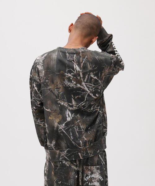 CREW NECK SWEAT 'REAL TREE CAMO' / クルーネックスウェット リアル