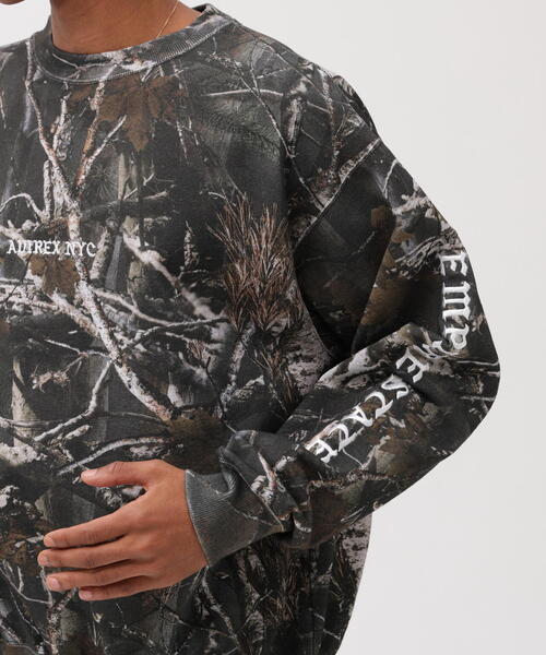 AVIREX(アヴィレックス)の「CREW NECK SWEAT "REAL TREE CAMO" / クルーネックスウェット リアルツリーカモ / AVIREX / アヴィレックス(スウェット・メンズ・ブラック/その他2・X-LARGE/LARGE/MEDIUM)」の20枚目の写真
