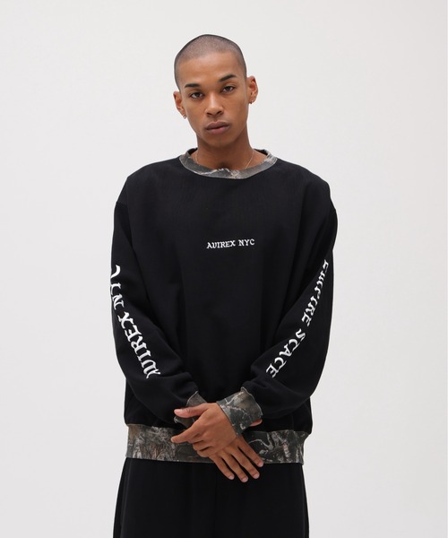 AVIREX(アヴィレックス)の「CREW NECK SWEAT "REAL TREE CAMO" / クルーネックスウェット リアルツリーカモ / AVIREX / アヴィレックス(スウェット・メンズ・ブラック/その他2・X-LARGE/LARGE/MEDIUM)」の8枚目の写真