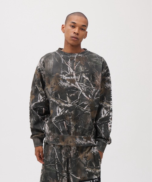 AVIREX(アヴィレックス)の「CREW NECK SWEAT "REAL TREE CAMO" / クルーネックスウェット リアルツリーカモ / AVIREX / アヴィレックス(スウェット・メンズ・ブラック/その他2・X-LARGE/LARGE/MEDIUM)」の11枚目の写真