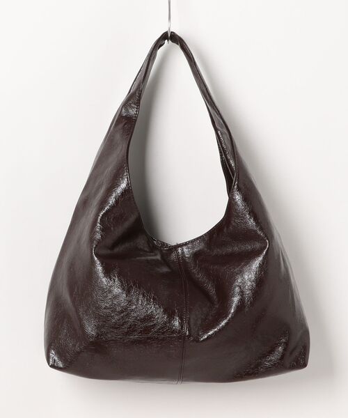 Chikashitsu +(チカシツプラス)の「【Chikashitsu +】triangle coating bag / 【チカシツプラス】トライアングルコーティングバッグ(ショルダーバッグ・メンズ・ブラック/ブラウン・ONE SIZE)」の16枚目の写真