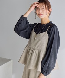 studio CLIP | 【WEB限定】アイロンいらずキャミソール[プラスサイズあり]《オケージョン2026SS》(キャミソール)