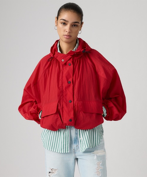 Levi's（リーバイス）の「Levi's/リーバイス SIMONE ブルゾン パーカー（ブルゾン・レディース・レッド・M/S/XS）」の12枚目の写真