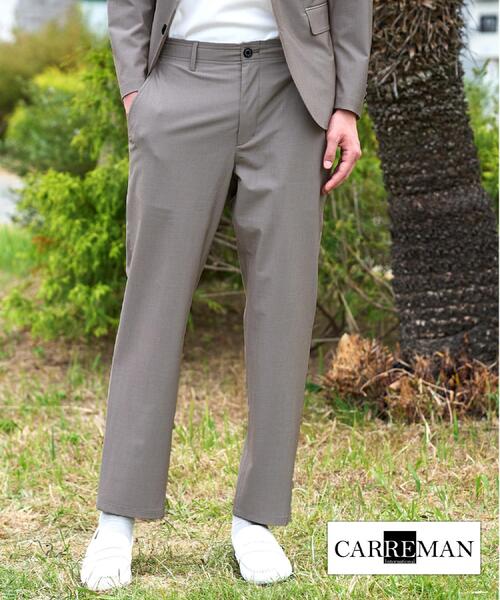 DRESSTERIOR(ドレステリア)の「【セットアップ可/MonoMax4月号掲載/Safari5月号掲載】CARREMAN ストレッチパンツ(その他パンツ・メンズ・ネイビー/ベージュ・76/79/82/85)」の2枚目の写真