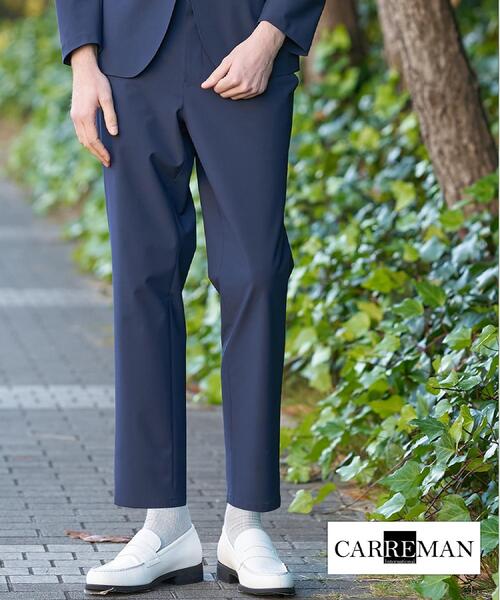 DRESSTERIOR(ドレステリア)の「【セットアップ可/MonoMax4月号掲載/Safari5月号掲載】CARREMAN ストレッチパンツ(その他パンツ・メンズ・ネイビー/ベージュ・76/79/82/85)」の1枚目の写真
