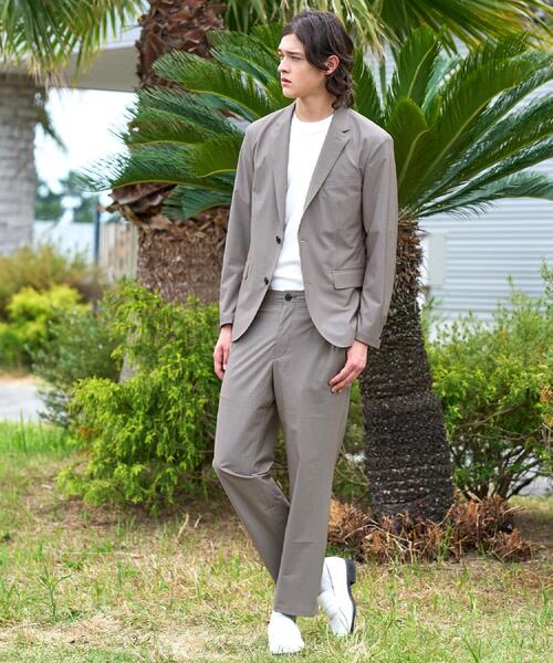 DRESSTERIOR(ドレステリア)の「【セットアップ可/MonoMax4月号掲載/Safari5月号掲載】CARREMAN ストレッチパンツ(その他パンツ・メンズ・ネイビー/ベージュ・76/79/82/85)」の4枚目の写真