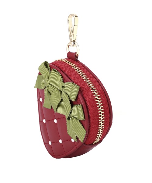 Maison de FLEUR（メゾンドフルール）の「いちごコインケース（コインケース・レディース・レッド・FREE）」の3枚目の写真