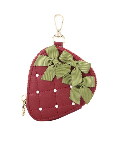 Maison de FLEUR（メゾンドフルール）の「いちごコインケース（コインケース・レディース・レッド・FREE）」の2枚目の写真