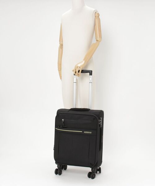 AMERICAN TOURISTER(アメリカンツーリスター)の「アメリカンツーリスター SKY BLAZE スピナー54/20 エキスパンダブル ブラック(スーツケース/キャリーバッグ・メンズ・ブラック・S)」の8枚目の写真