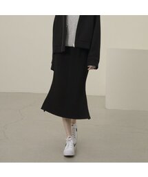 Knitted Wool Mermaid Skirt _Black