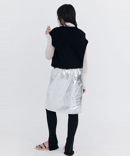 WNDERKAMMER(ブンダーカンマー)の「ダメージニットベスト_ブラック(ベスト・レディース・その他・ONE SIZE)」の11枚目の写真