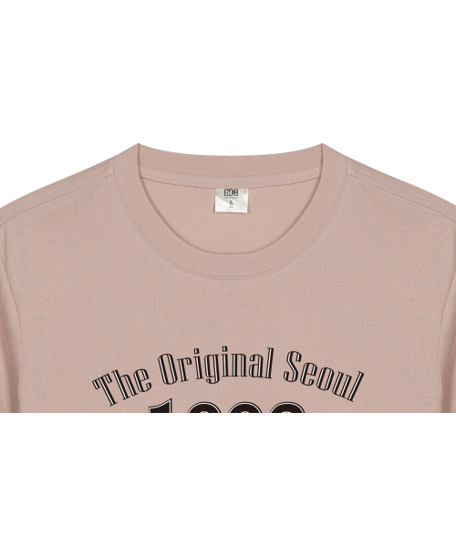 GRAIN DE BEAUTE（グランデボーテ）の「1992 SIGNATURE T-SHIRT [INDI PINK]（Tシャツ/カットソー・レディース・ピンク・XL/L/M/S）」の3枚目の写真