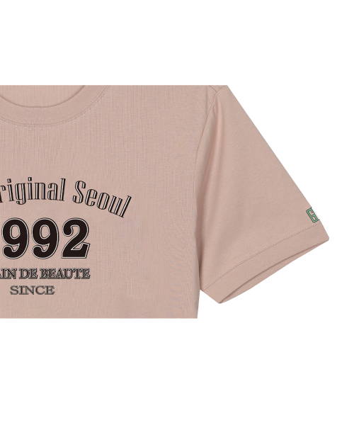 GRAIN DE BEAUTE（グランデボーテ）の「1992 SIGNATURE T-SHIRT [INDI PINK]（Tシャツ/カットソー・レディース・ピンク・XL/L/M/S）」の4枚目の写真