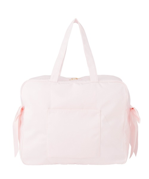 Maison de FLEUR（メゾンドフルール）の「サテンキャリーオンバッグ（トートバッグ・レディース・ピンク/ラベンダー/ネイビー/ブラック・FREE）」の12枚目の写真