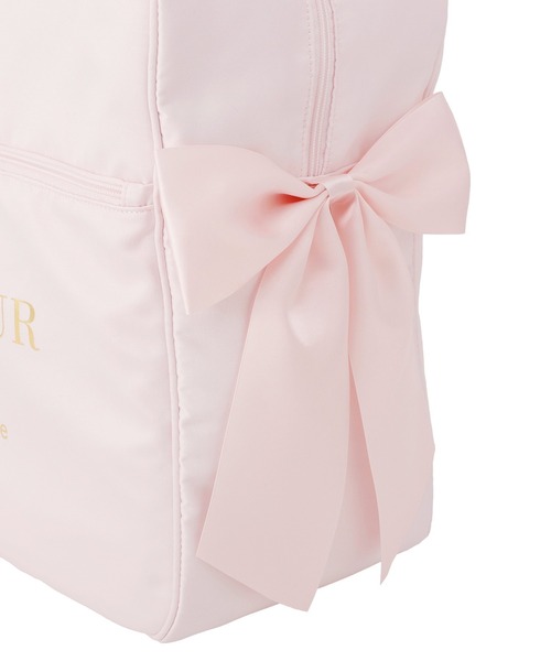 Maison de FLEUR（メゾンドフルール）の「サテンキャリーオンバッグ（トートバッグ・レディース・ピンク/ラベンダー/ネイビー/ブラック・FREE）」の16枚目の写真