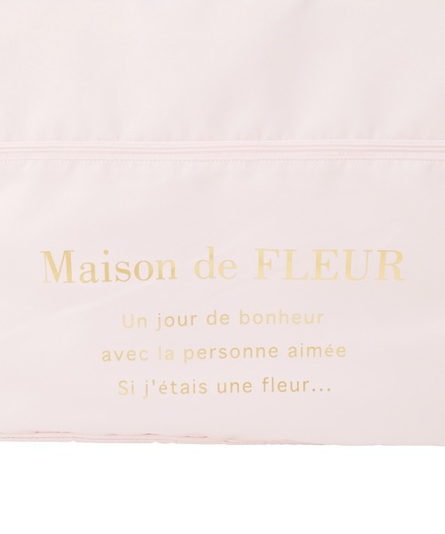 Maison de FLEUR（メゾンドフルール）の「サテンキャリーオンバッグ（トートバッグ・レディース・ピンク/ラベンダー/ネイビー/ブラック・FREE）」の19枚目の写真
