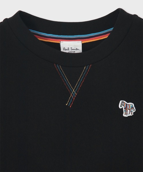 Paul Smith JUNIOR（ポールスミスジュニア）の「ジュニア カラーステッチ Tシャツ / 893195 3561201（Tシャツ/カットソー・キッズ・ブラック/ホワイト・100cm/110cm/120cm/130cm/140cm/150cm）」の3枚目の写真