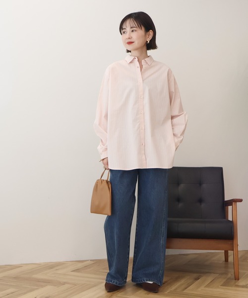 AMERICAN HOLIC(アメリカンホリック)の「ベイカーデニムパンツ(デニムパンツ・レディース・ホワイト/ブルー系その他・S/M/L)」の4枚目の写真