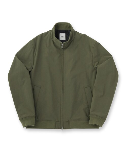 TAKEO KIKUCHI(タケオキクチ)の「スタンドカラー ショート リブ ブルゾン(ブルゾン・メンズ・ネイビー/カーキ・03/02/04)」の3枚目の写真