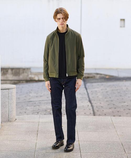 TAKEO KIKUCHI(タケオキクチ)の「スタンドカラー ショート リブ ブルゾン(ブルゾン・メンズ・ネイビー/カーキ・03/02/04)」の5枚目の写真