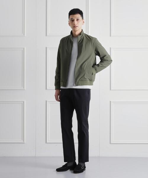 TAKEO KIKUCHI(タケオキクチ)の「スタンドカラー ショート リブ ブルゾン(ブルゾン・メンズ・ネイビー/カーキ・03/02/04)」の8枚目の写真