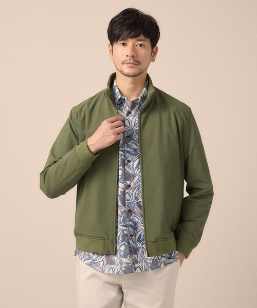 TAKEO KIKUCHI(タケオキクチ)の「スタンドカラー ショート リブ ブルゾン(ブルゾン・メンズ・ネイビー/カーキ・03/02/04)」の14枚目の写真