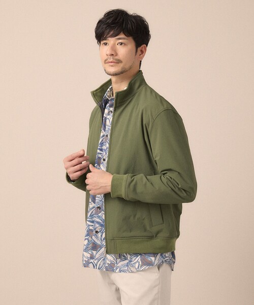 TAKEO KIKUCHI(タケオキクチ)の「スタンドカラー ショート リブ ブルゾン(ブルゾン・メンズ・ネイビー/カーキ・03/02/04)」の15枚目の写真