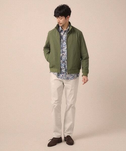 TAKEO KIKUCHI(タケオキクチ)の「スタンドカラー ショート リブ ブルゾン(ブルゾン・メンズ・ネイビー/カーキ・03/02/04)」の16枚目の写真