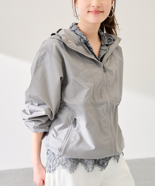 FRAMeWORK（フレームワーク）の「ピグメントダイレースシャツ（シャツ/ブラウス・レディース・チャコールグレー/ベージュ・FREE）」の4枚目の写真