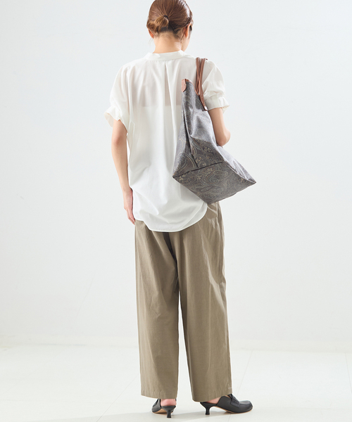 journal standard L'essage（ジャーナルスタンダードレサージュ）の「リノリオグログランタックパンツ（スラックス・レディース・カーキ/ブラック/ベージュ・38/36）」の16枚目の写真